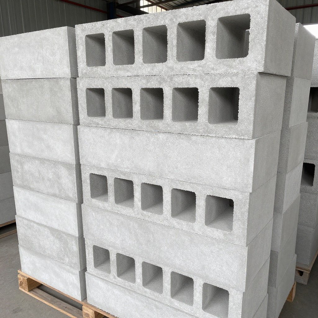 Blocos de vedação produzidos com máquina de fazer blocos de concreto