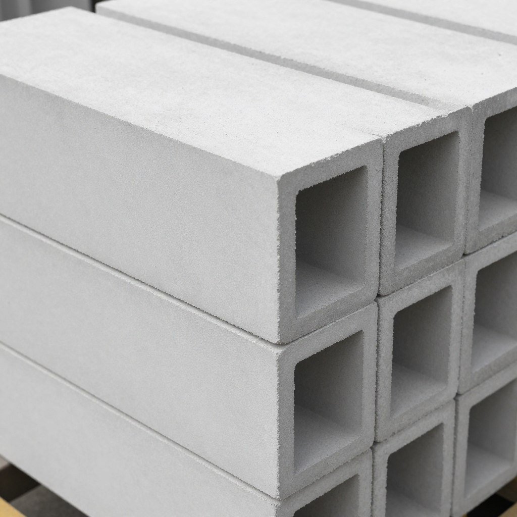 Blocos estruturais de concreto fabricados com máquina MAIKONG