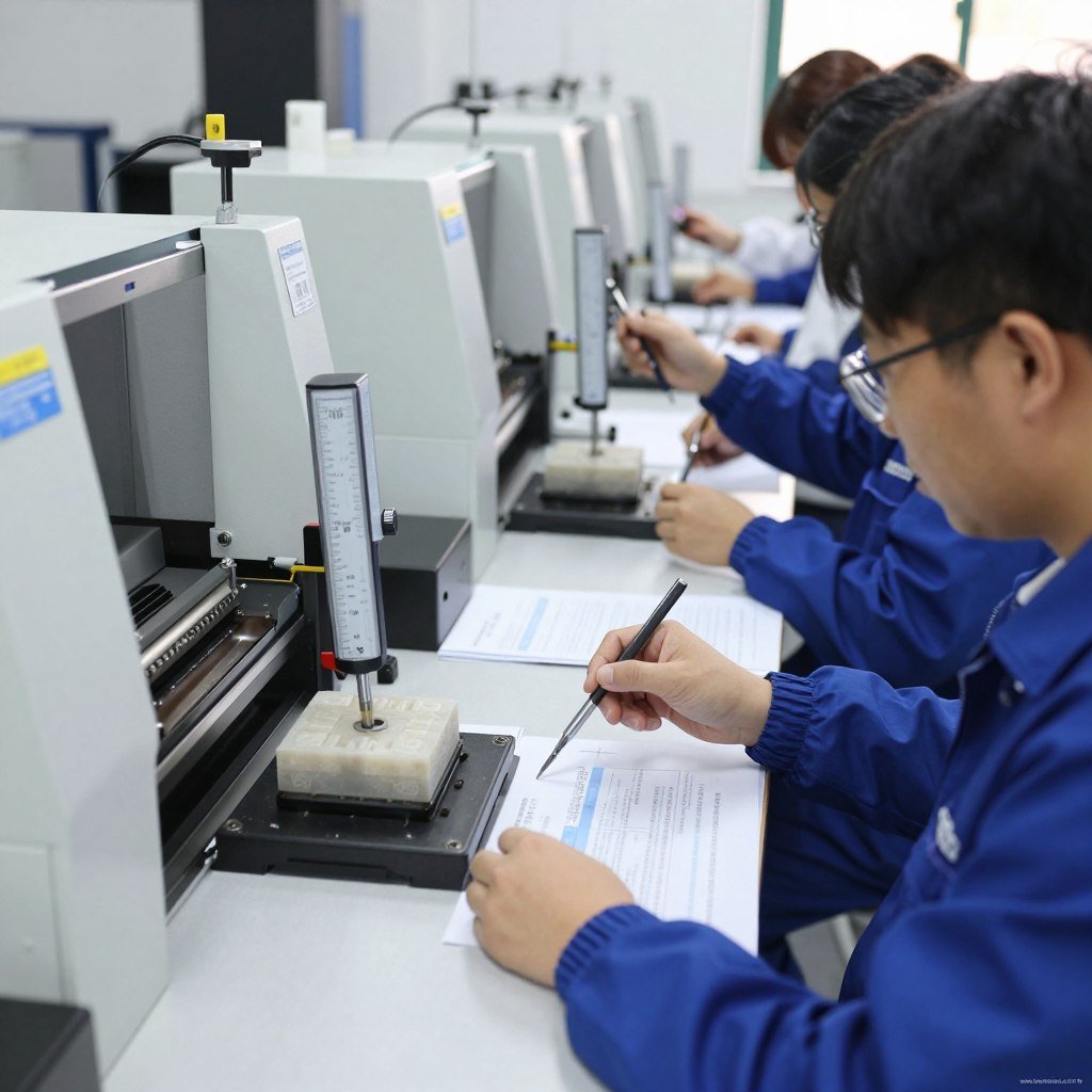 Controle de qualidade para máquinas OEM de fabricação de blocos