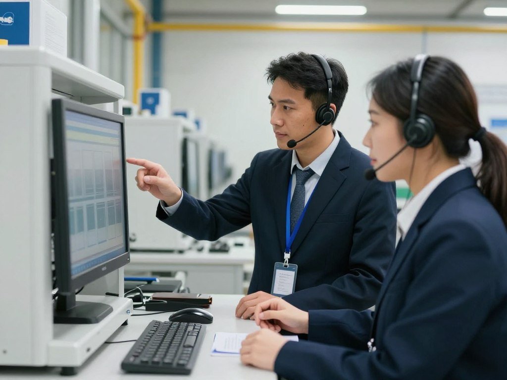 Equipe de suporte técnico MAIKONG