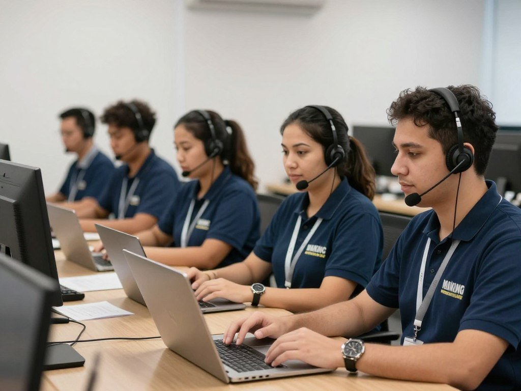 Equipe de suporte técnico da MAIKONG