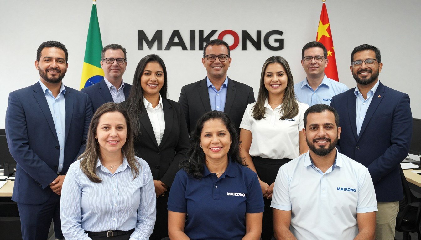 Equipe de vendas e suporte da MAIKONG dedicada ao mercado brasileiro - SOBRE NÓS