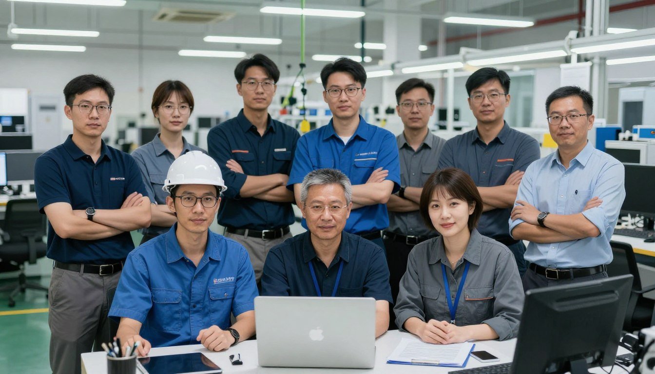 Equipe técnica da MAIKONG para suporte de máquina de fazer bloco de cimento