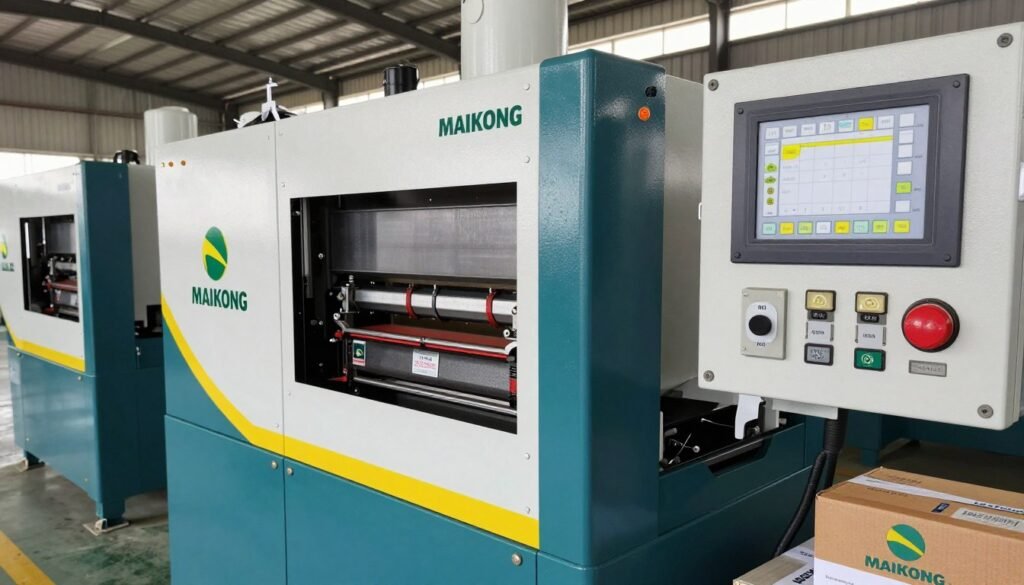 Máquinas MAIKONG personalizadas com marca de distribuidor brasileiro
