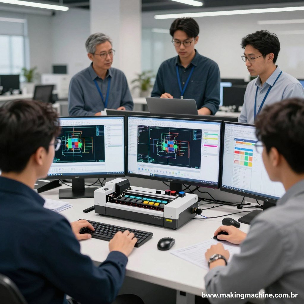 Opções de personalização para máquinas de blocos OEM