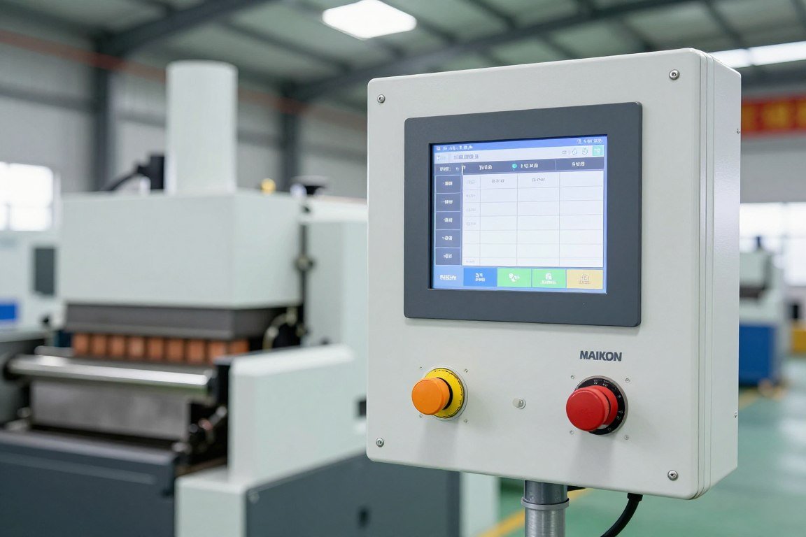 Painel de controle da máquina de fazer tijolinho MAIKONG