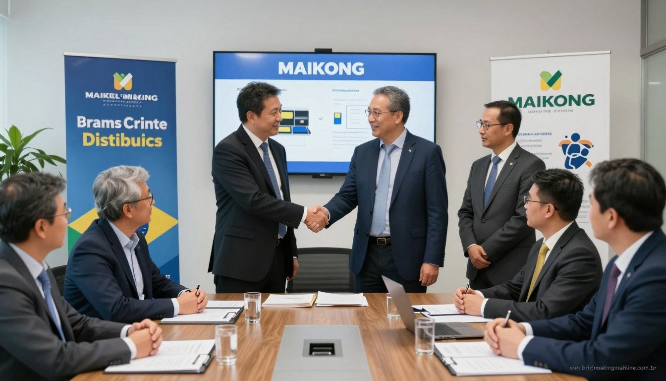 Parceiros de negócios MAIKONG em reunião de distribuidores