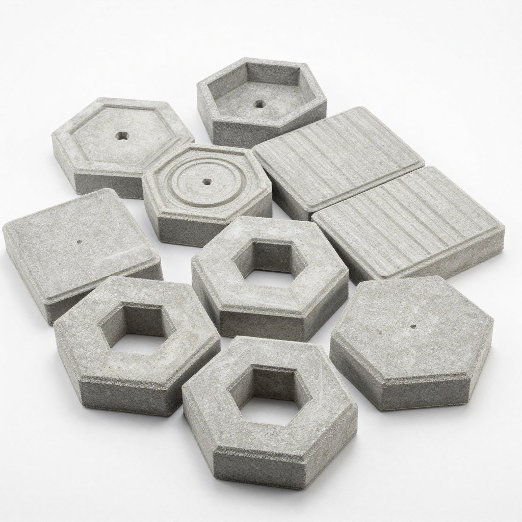 Pavers e pisos intertravados fabricados com máquina MAIKONG