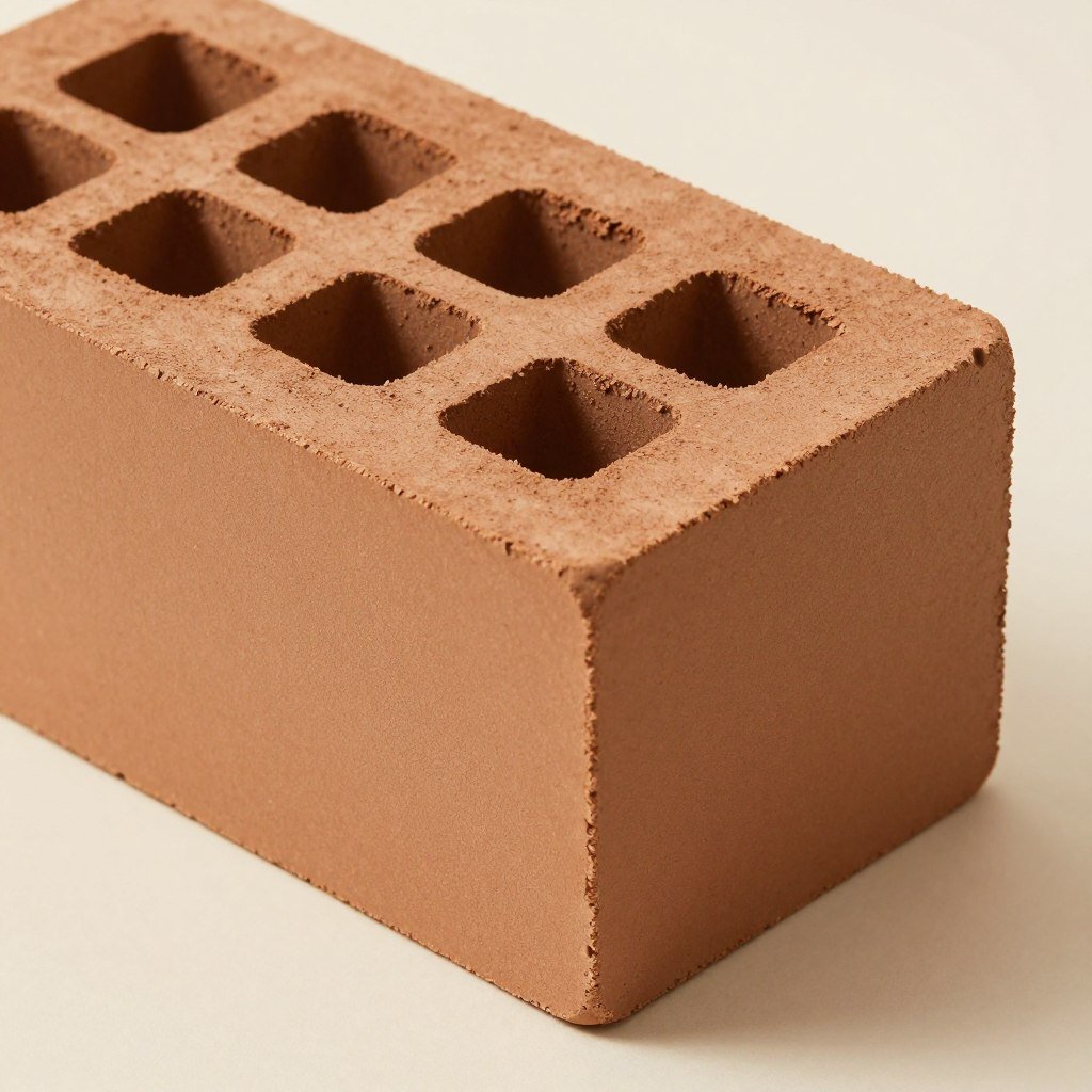 Tijolo ecológico maciço produzido pela máquina MAIKONG