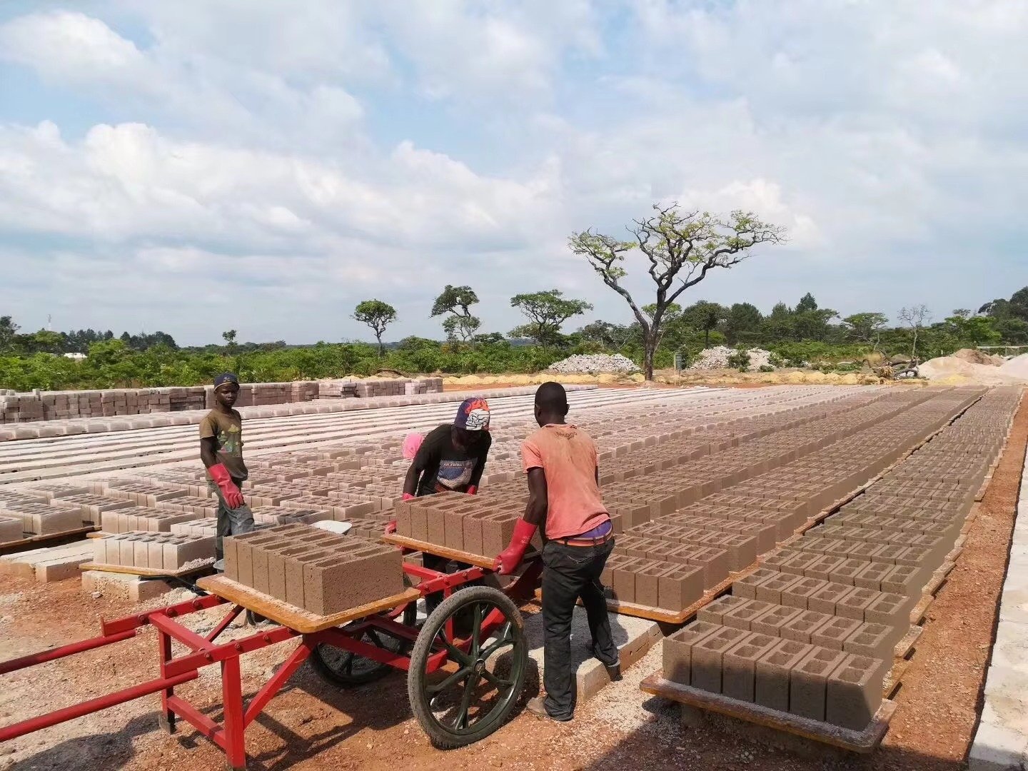 Máquina de Fazer Tijolos de Barro