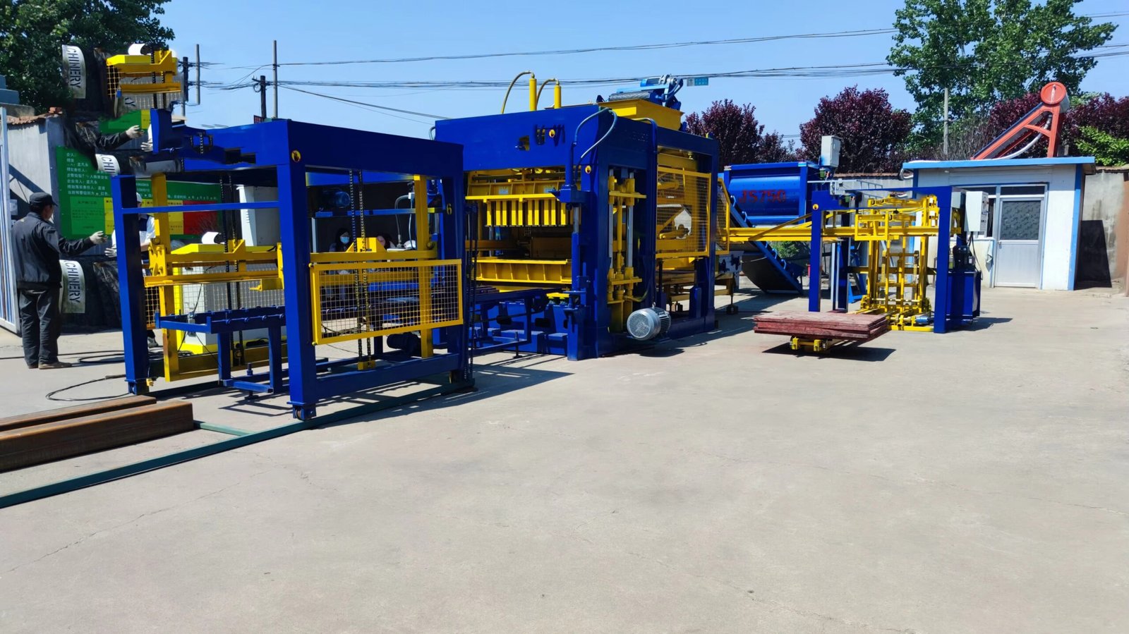 Máquina de Fazer Blocos de Concreto