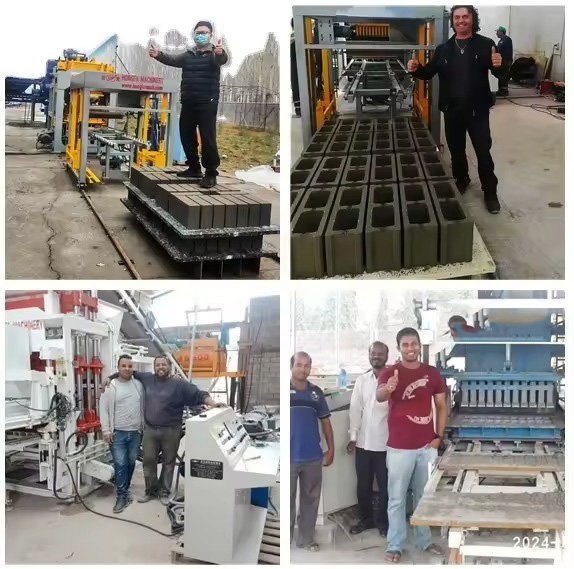 máquinas para fabricação de blocos e tijolos