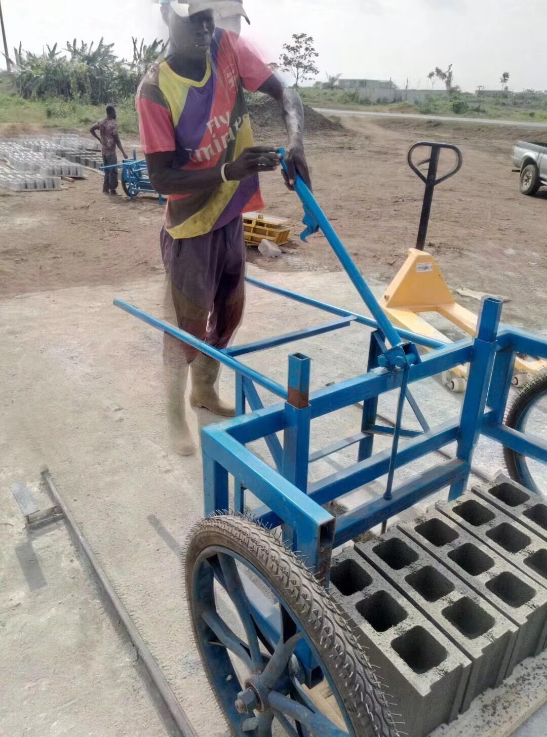 Máquina de Tijolo Ecológico Manual 