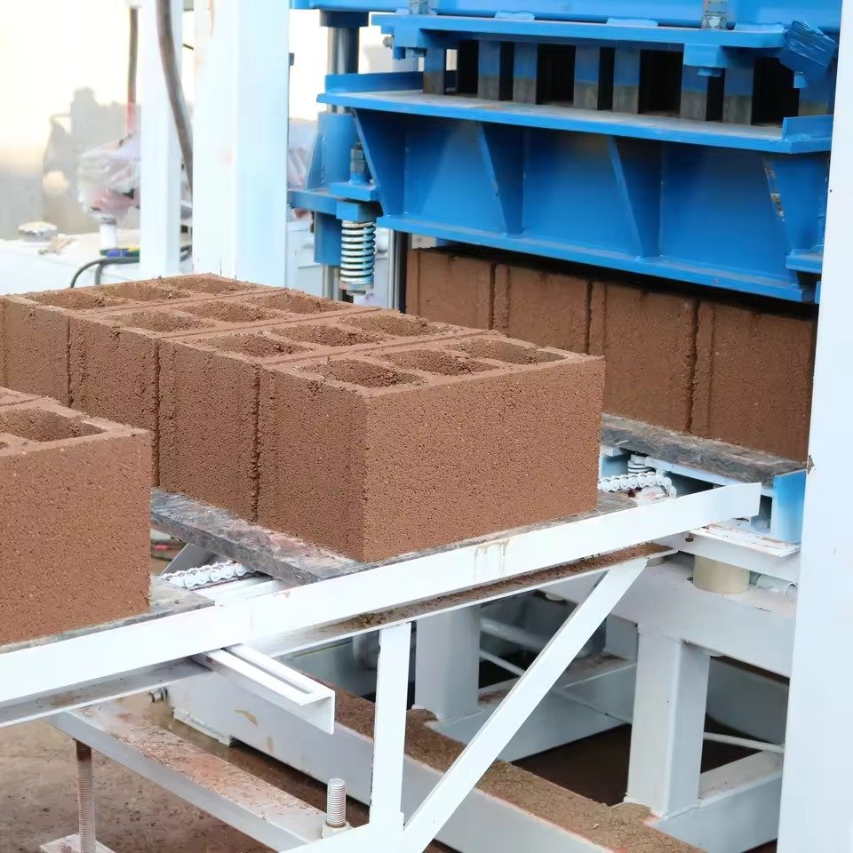 Máquina de Fazer Tijolo Maciço QT10-15 Automática MAIKONG
