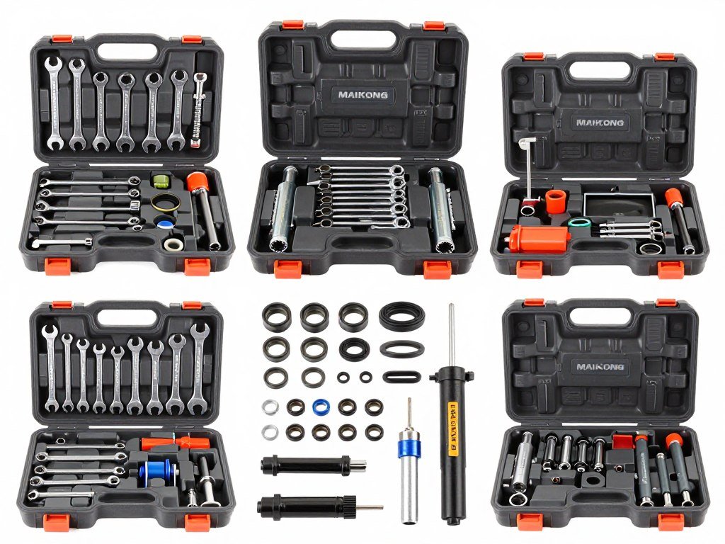 Kit de ferramentas e peças sobressalentes para manutenção de máquinas de tijolos ecológicos