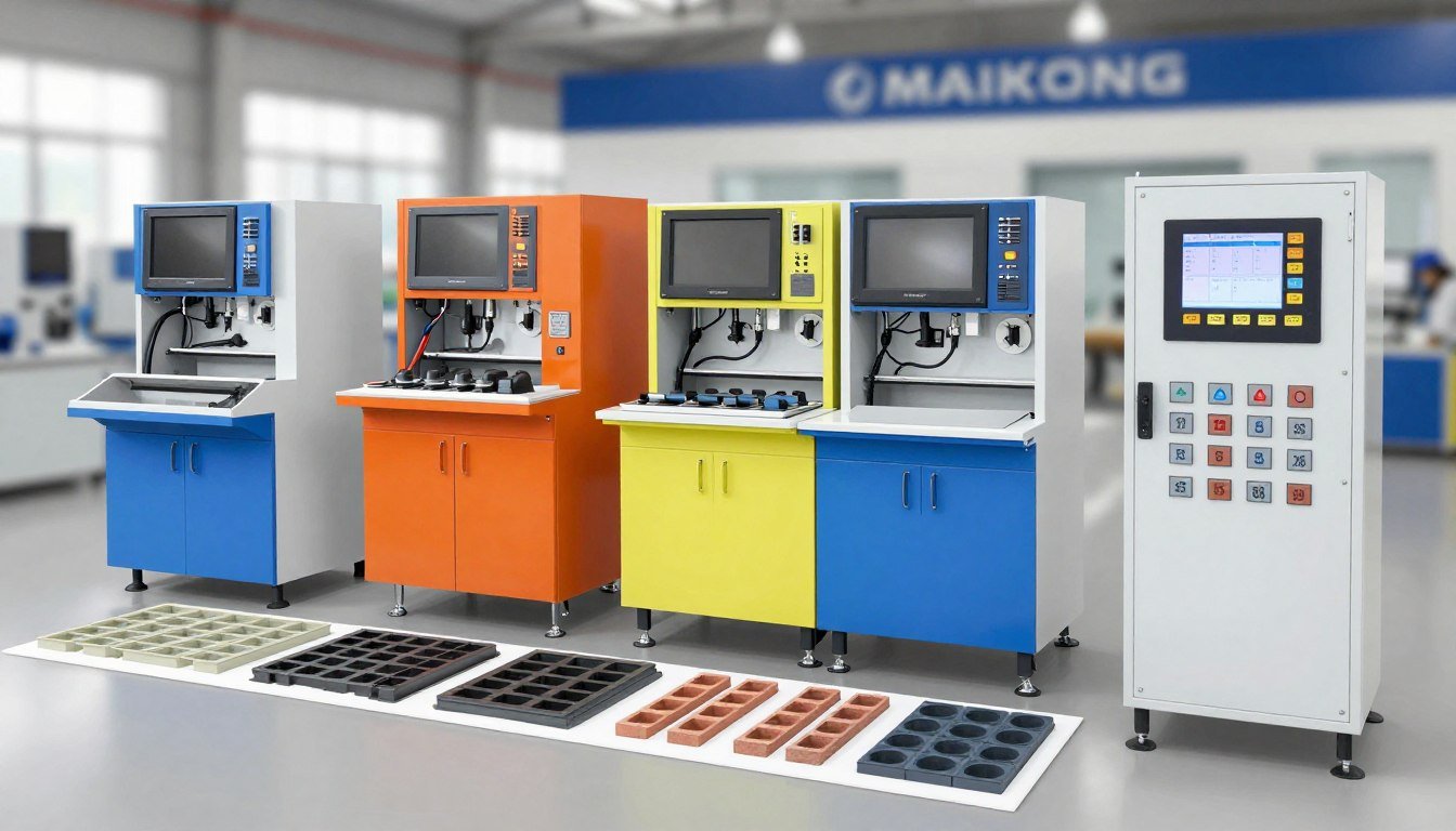 Opções de personalização do kit fábrica de tijolos ecológicos MAIKONG