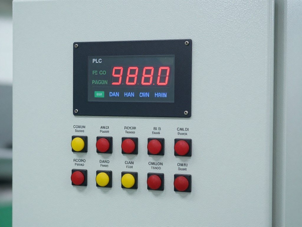 Painel de controle PLC para máquina de tijolos ecológicos