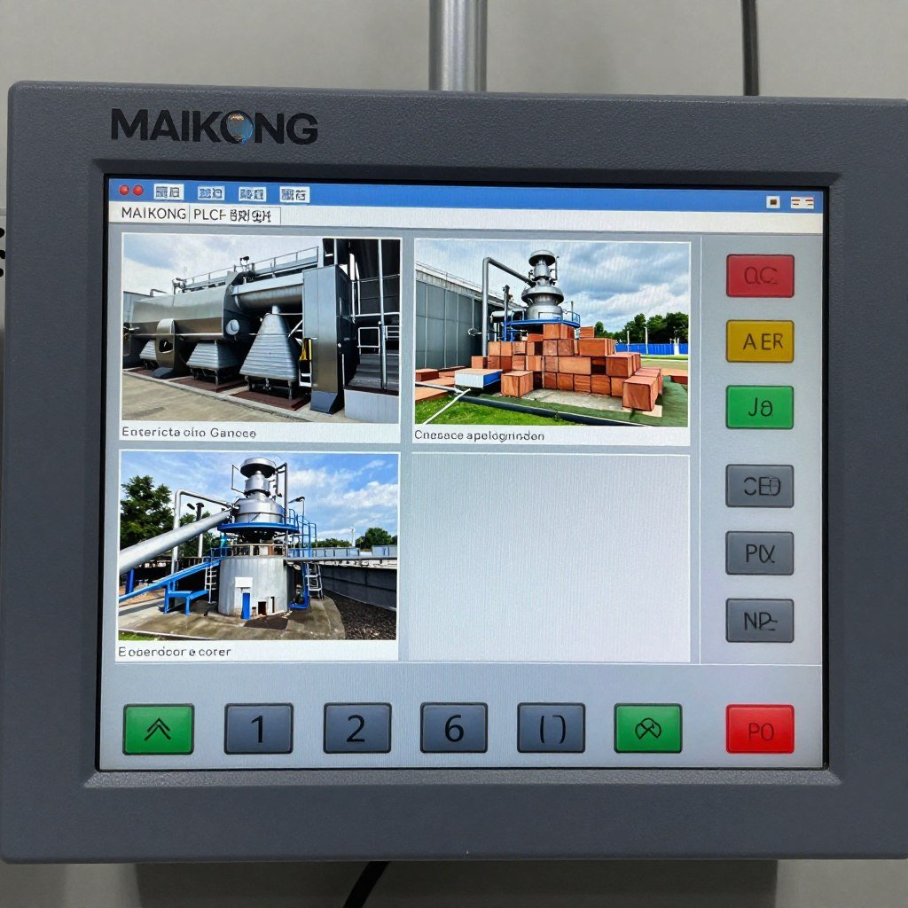 Sistema de controle PLC com interface intuitiva