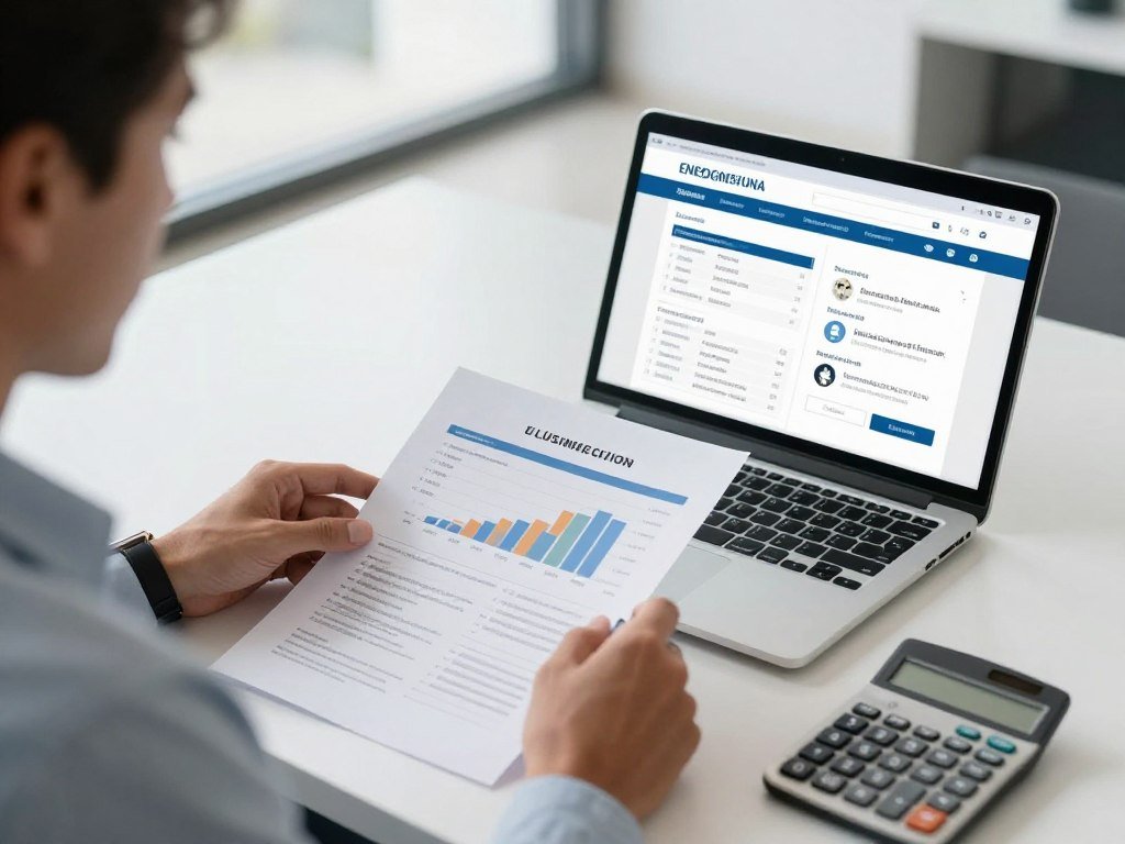 Empresário brasileiro analisando opções de financiamento para importação