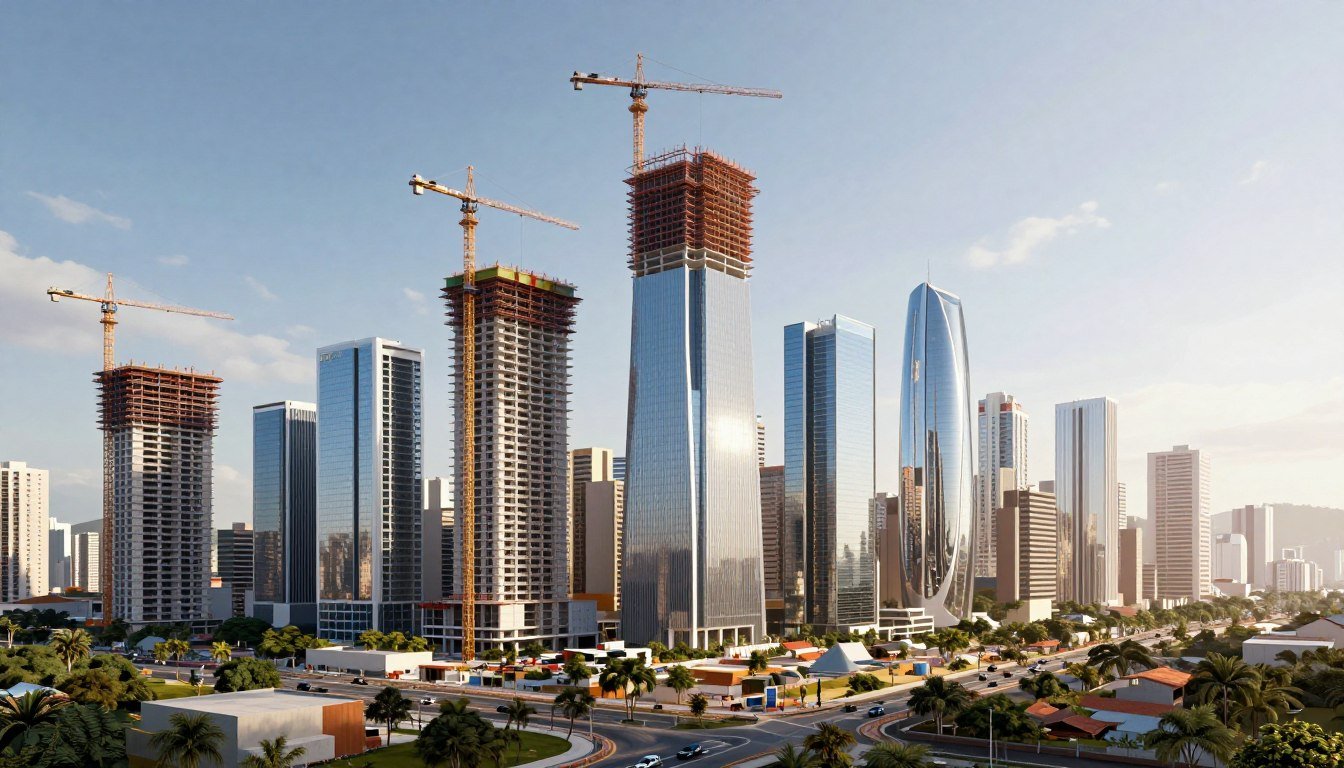 visão futurista da indústria de construção civil brasileira