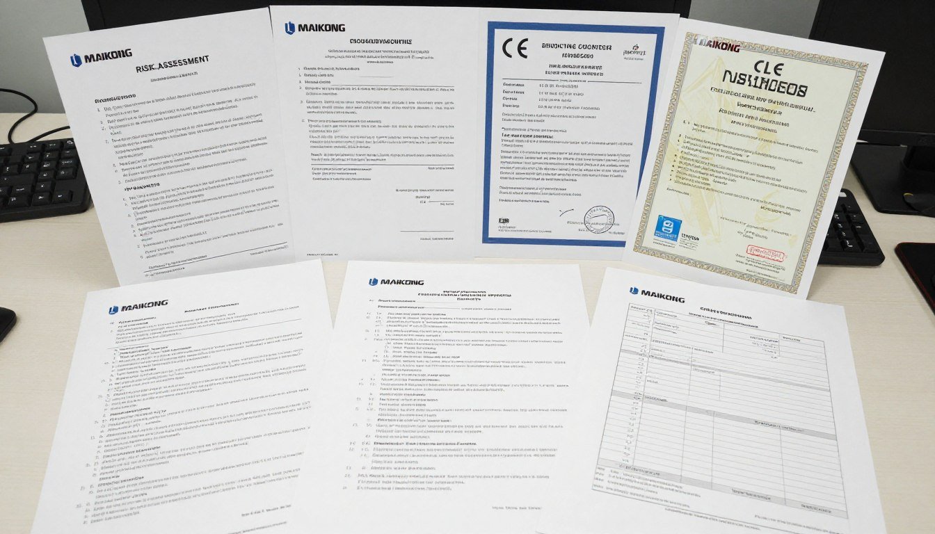 Documentação técnica de segurança incluindo apreciação de risco, manuais de operação e certificados de conformidade NR-12 Documentação técnica de segurança incluindo apreciação de risco, manuais de operação e certificados de conformidade NR-12