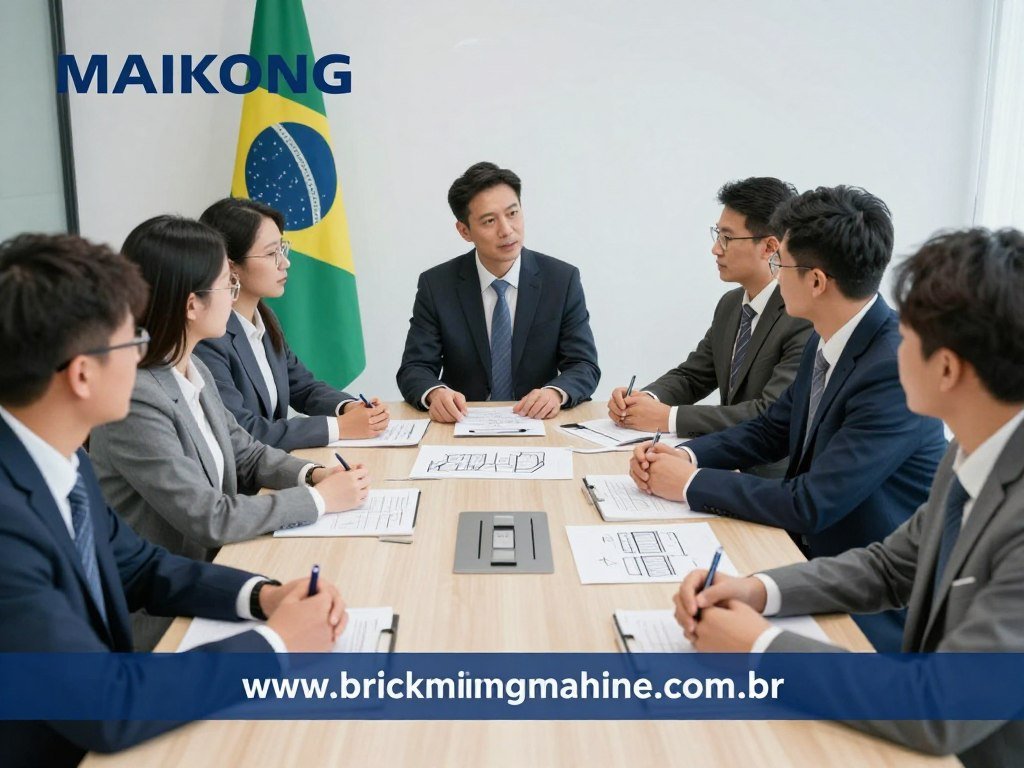 Equipe MAIKONG atendendo cliente brasileiro