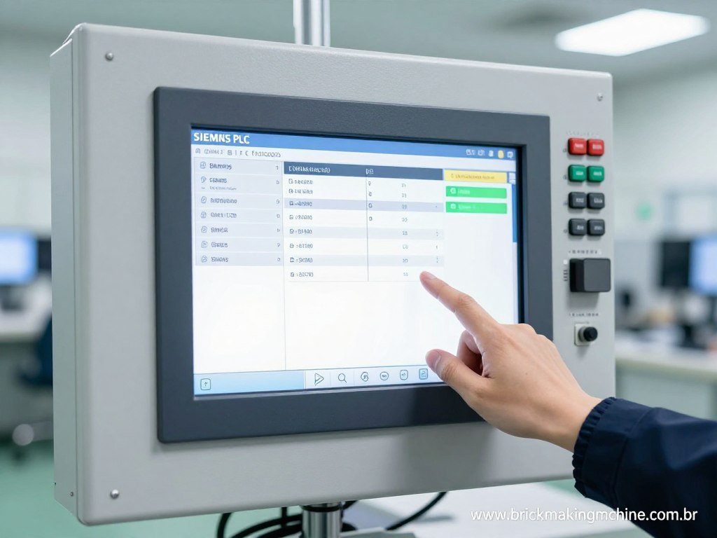 Painel de controle touchscreen PLC Siemens da máquina MAIKONG