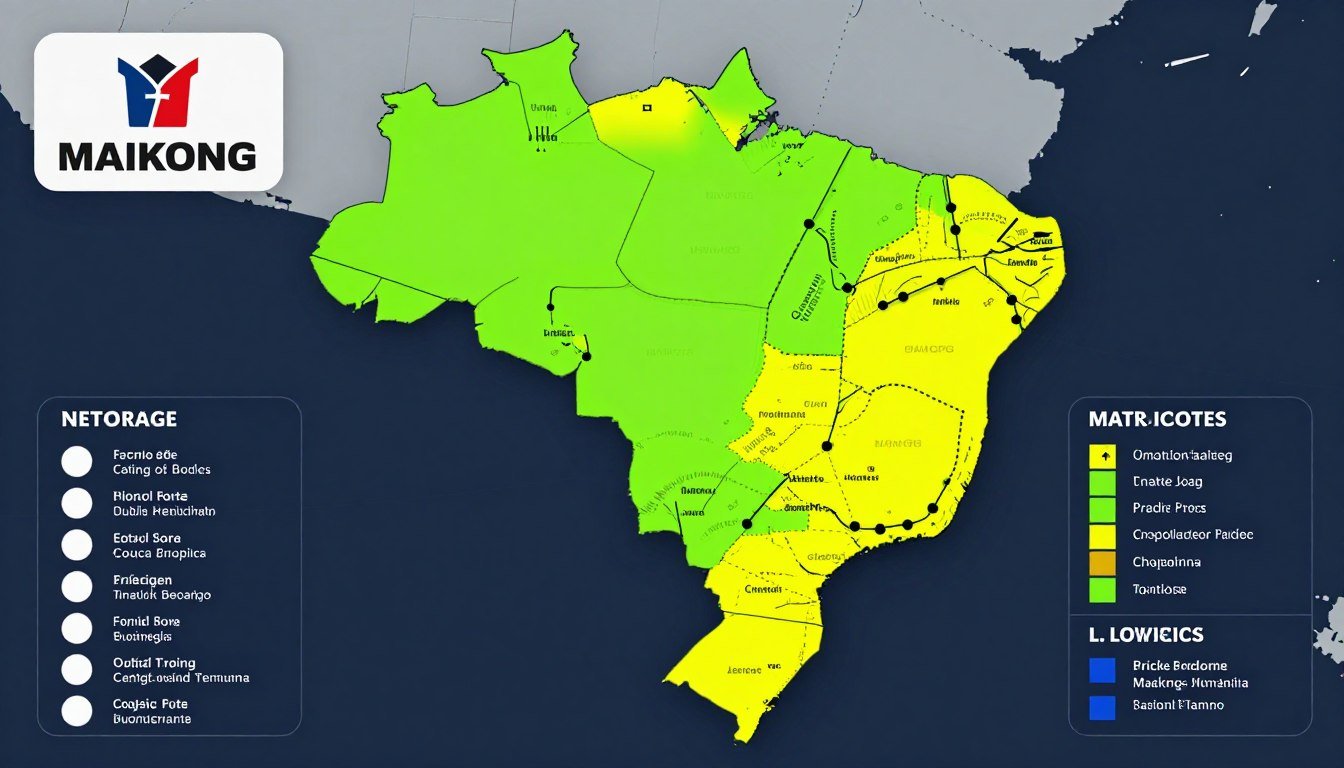 Rede de distribuidores MAIKONG no Brasil
